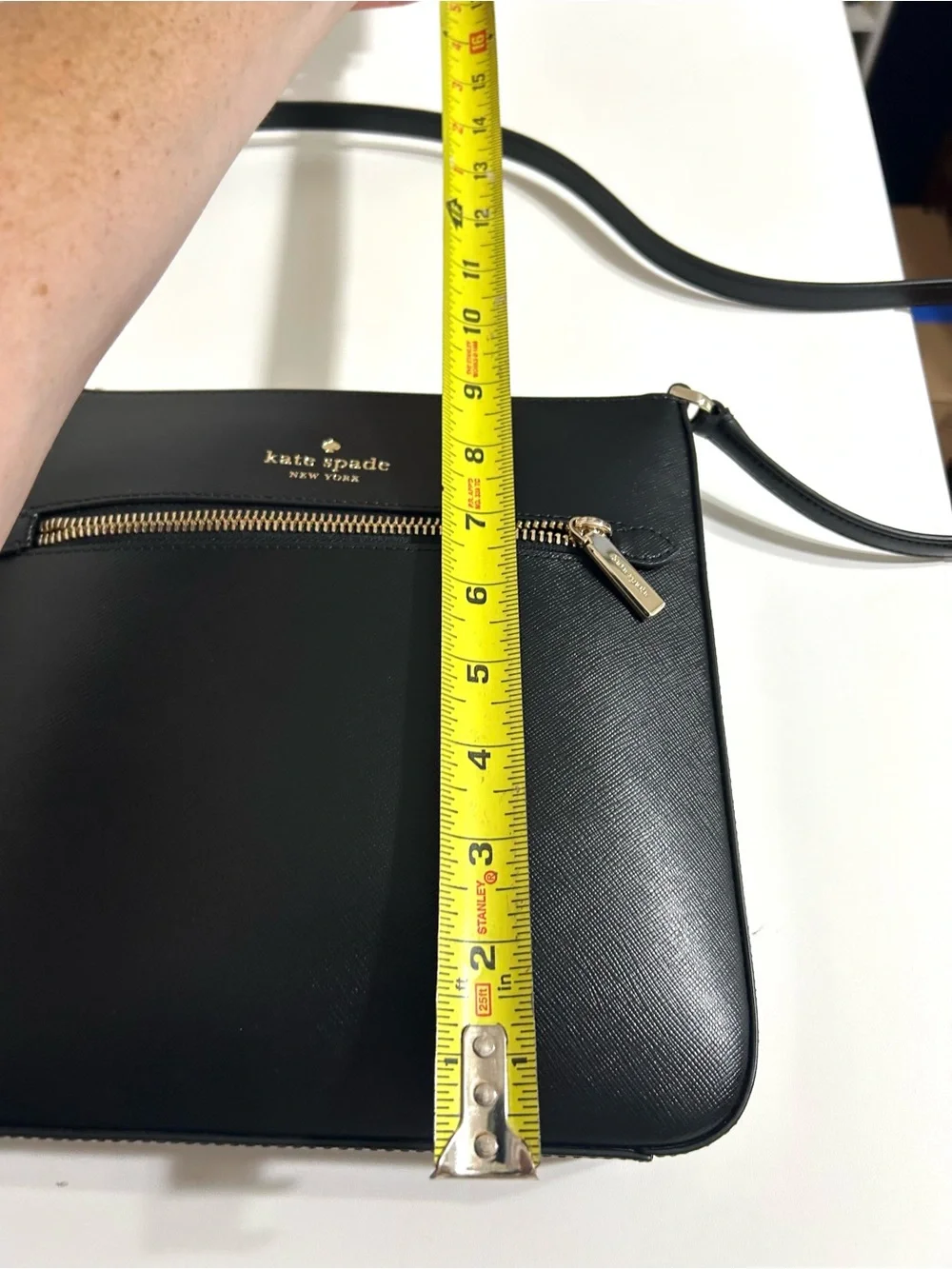 NWT Women’s Kate Spade Sadie Large Black Saffiano Leather Crossbody